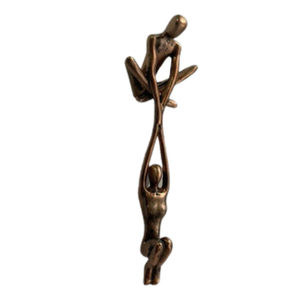 Oak & Coral | Figurative Sculpture Abstract Couple Art Piece