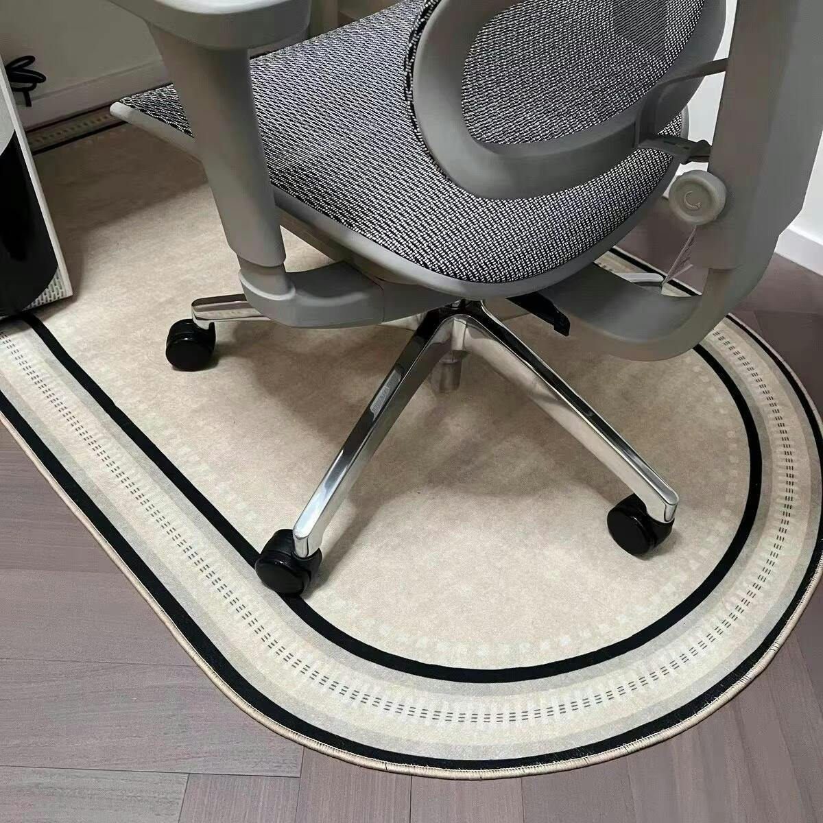 Oak & Coral | FlexGuard Office Chair Mat – Stylish Non-Slip Protection Mat for Hard Floors & Carpets