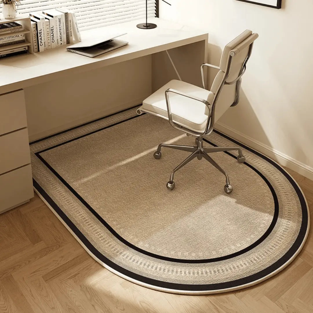 Oak & Coral | FlexGuard Office Chair Mat – Stylish Non-Slip Protection Mat for Hard Floors & Carpets