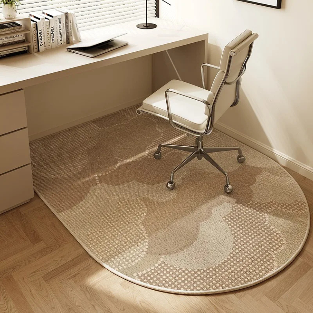 Oak & Coral | FlexGuard Office Chair Mat – Stylish Non-Slip Protection Mat for Hard Floors & Carpets
