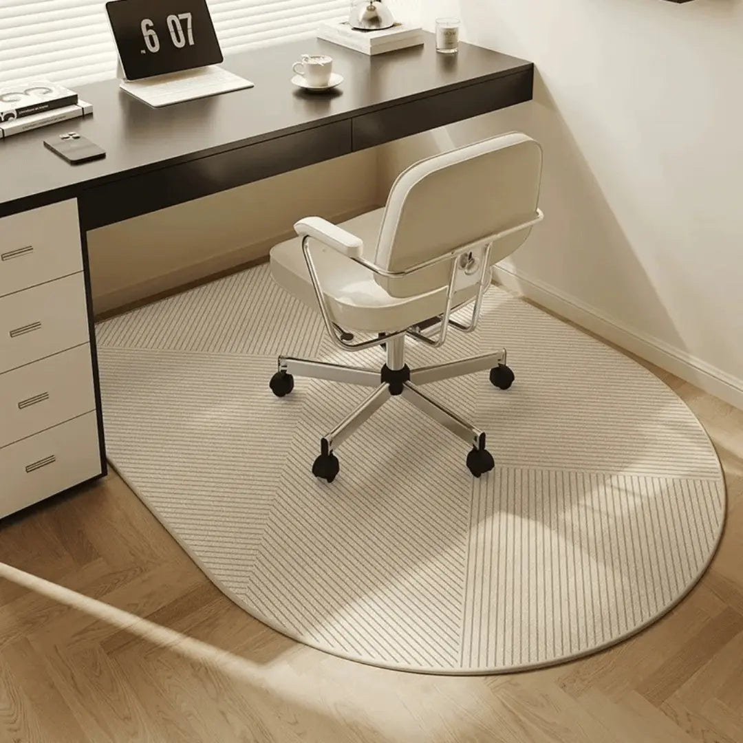 Oak & Coral | FlexGuard Office Chair Mat – Stylish Non-Slip Protection Mat for Hard Floors & Carpets