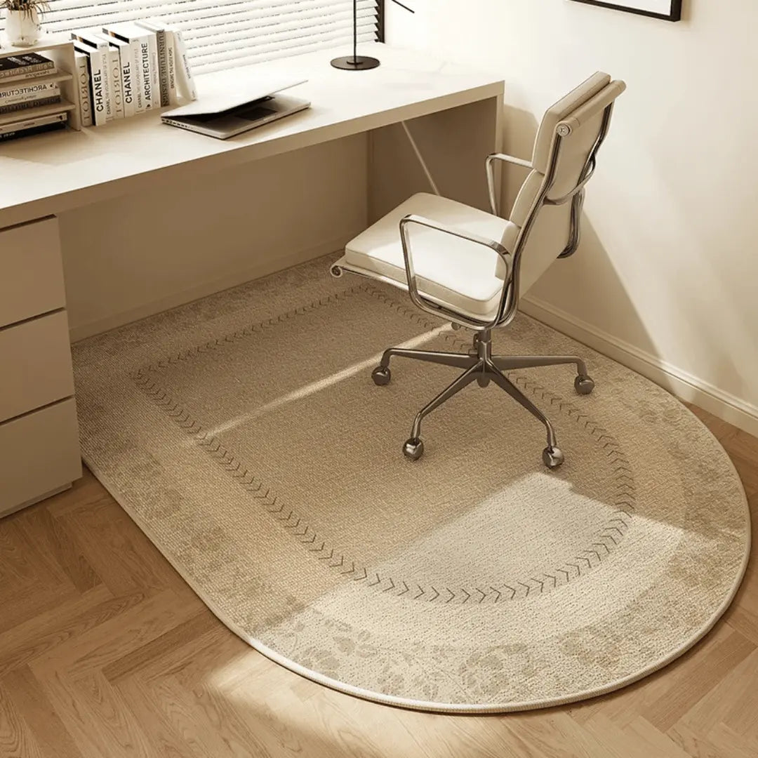 Oak & Coral | FlexGuard Office Chair Mat – Stylish Non-Slip Protection Mat for Hard Floors & Carpets