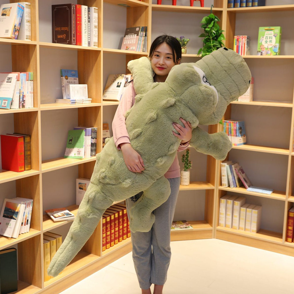 Oak & Coral | Giant Crocodile Companion Plush
