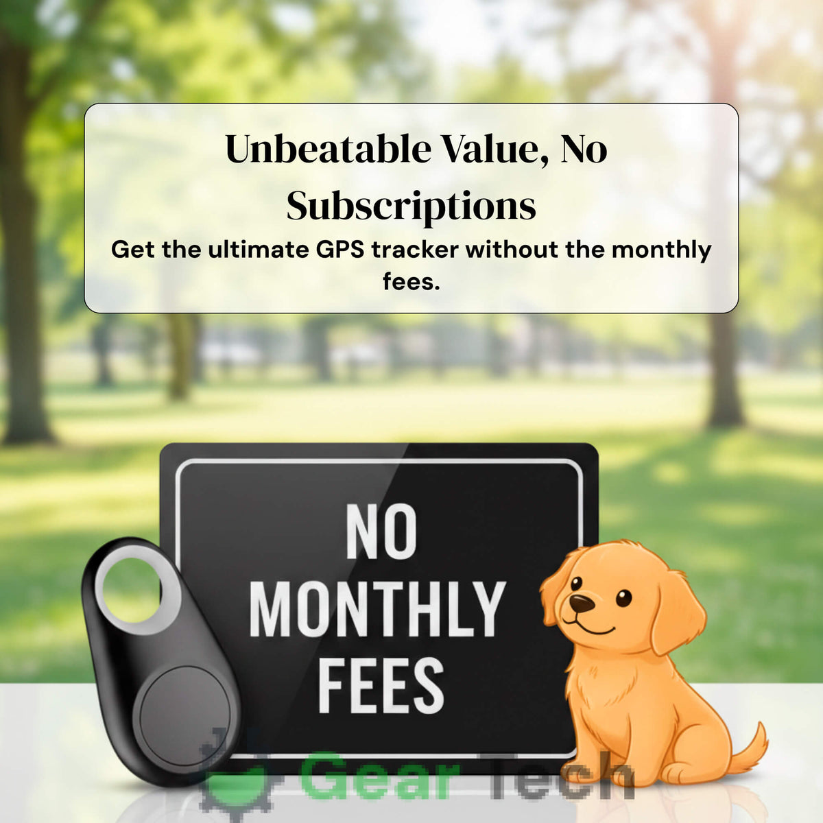 Oak & Coral | GPS Dog Tracking | Waterproof, Real-Time Location & Safety Zone Alerts for Outdoor Adventures