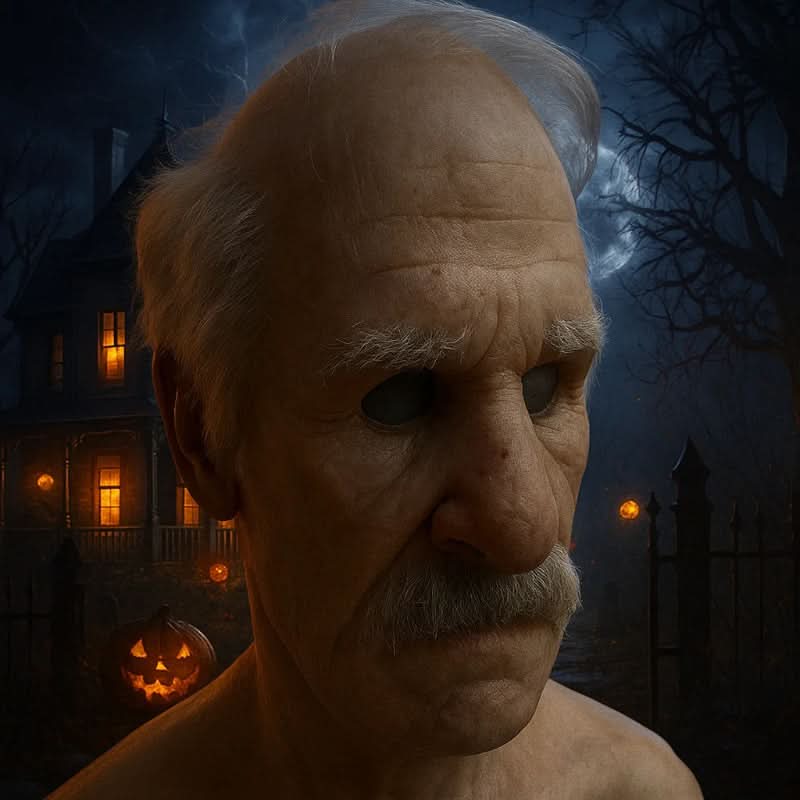 Oak & Coral | Halloween Latex Mask | Realistic and Elastic | Adult