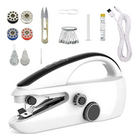 Oak & Coral | Handheld Mini Sewing Machine for Crafts & Repairs - Portable Sewing Tool for Quick Repairs and DIY Projects