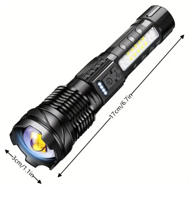 Oak & Coral | High Performance Military Flashlight with 5000 Lumens