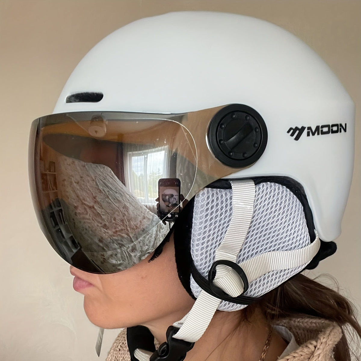 Oak & Coral | High-Quality Ski Helmet with Removable Parts – Safe and Comfortable for Outdoor Activities