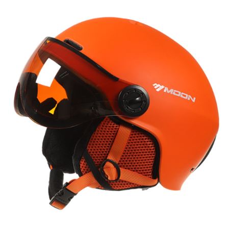 Oak & Coral | High-Quality Ski Helmet with Removable Parts – Safe and Comfortable for Outdoor Activities