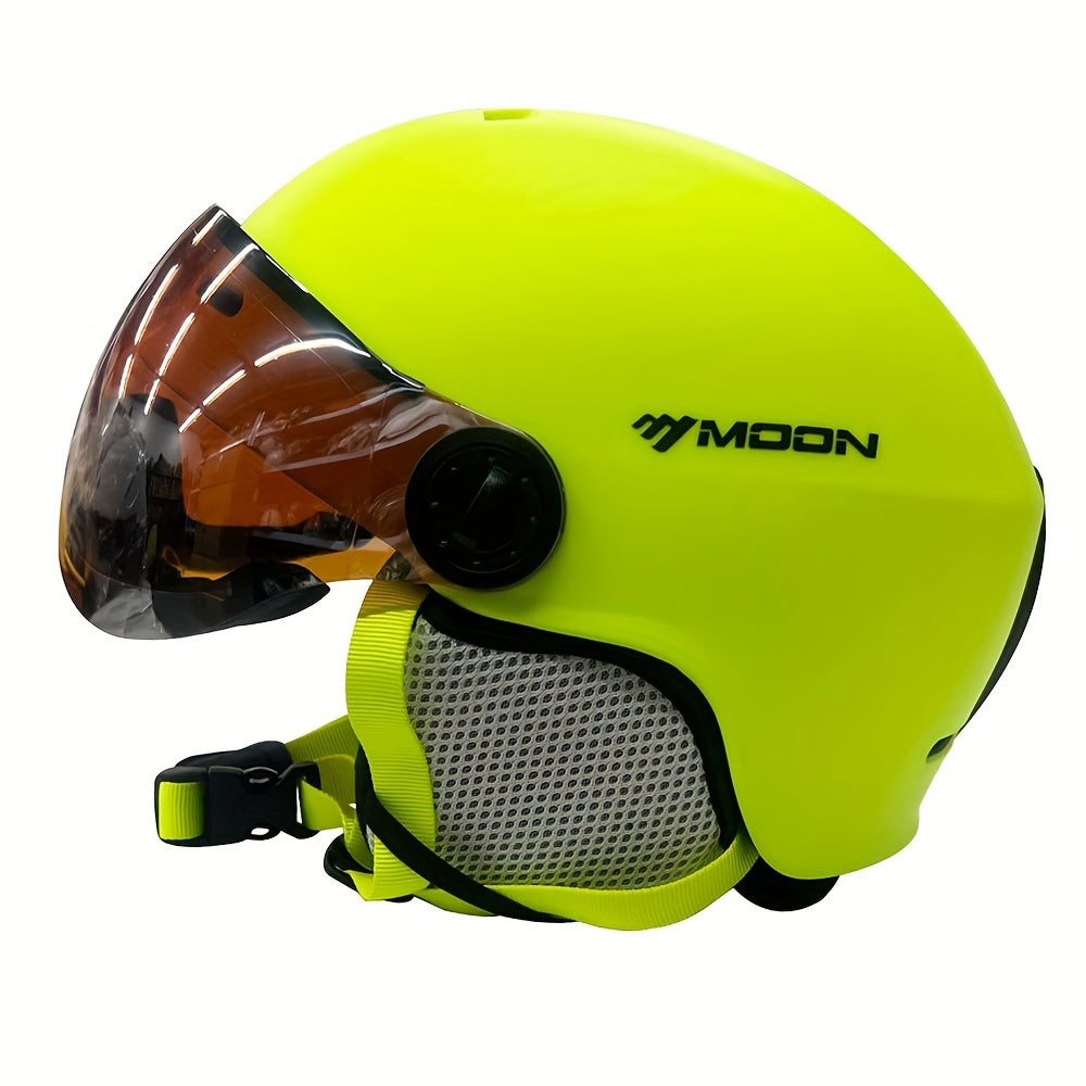 Oak & Coral | High-Quality Ski Helmet with Removable Parts – Safe and Comfortable for Outdoor Activities