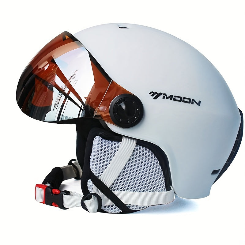 Oak & Coral | High-Quality Ski Helmet with Removable Parts – Safe and Comfortable for Outdoor Activities