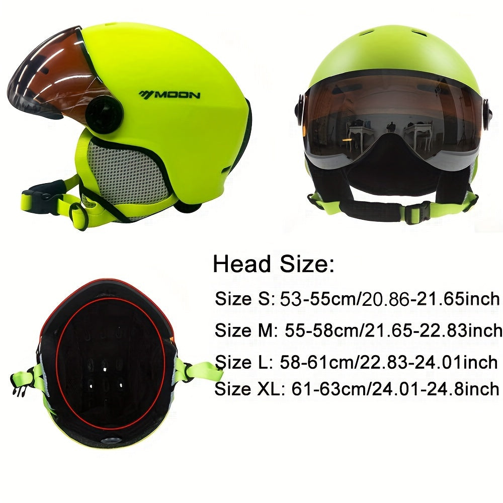 Oak & Coral | High-Quality Ski Helmet with Removable Parts – Safe and Comfortable for Outdoor Activities