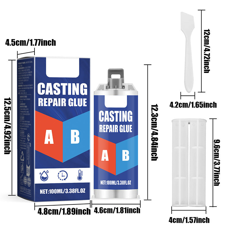 Oak & Coral | High-Temperature Resistant Metal Casting Repair Adhesive