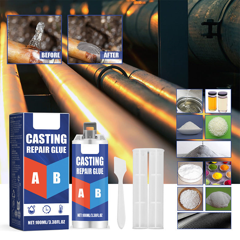 Oak & Coral | High-Temperature Resistant Metal Casting Repair Adhesive