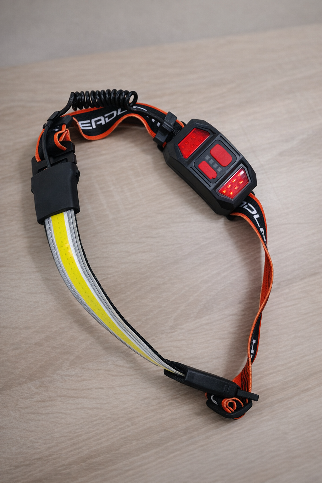 Oak & Coral | Hopedone Rechargeable Headlamp 1000 Lumens, 230° Wide Angle, Waterproof, 2-Pack, Orange