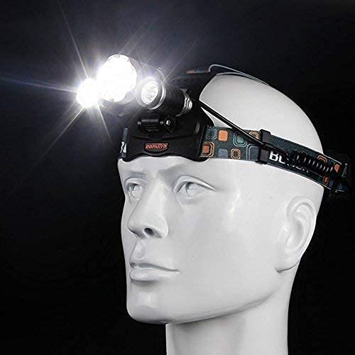 Oak & Coral | Hqdz-Td 20000 Lumen Rechargeable Headlamp - Waterproof, Adjustable Light for Outdoors, Hunting, Camping