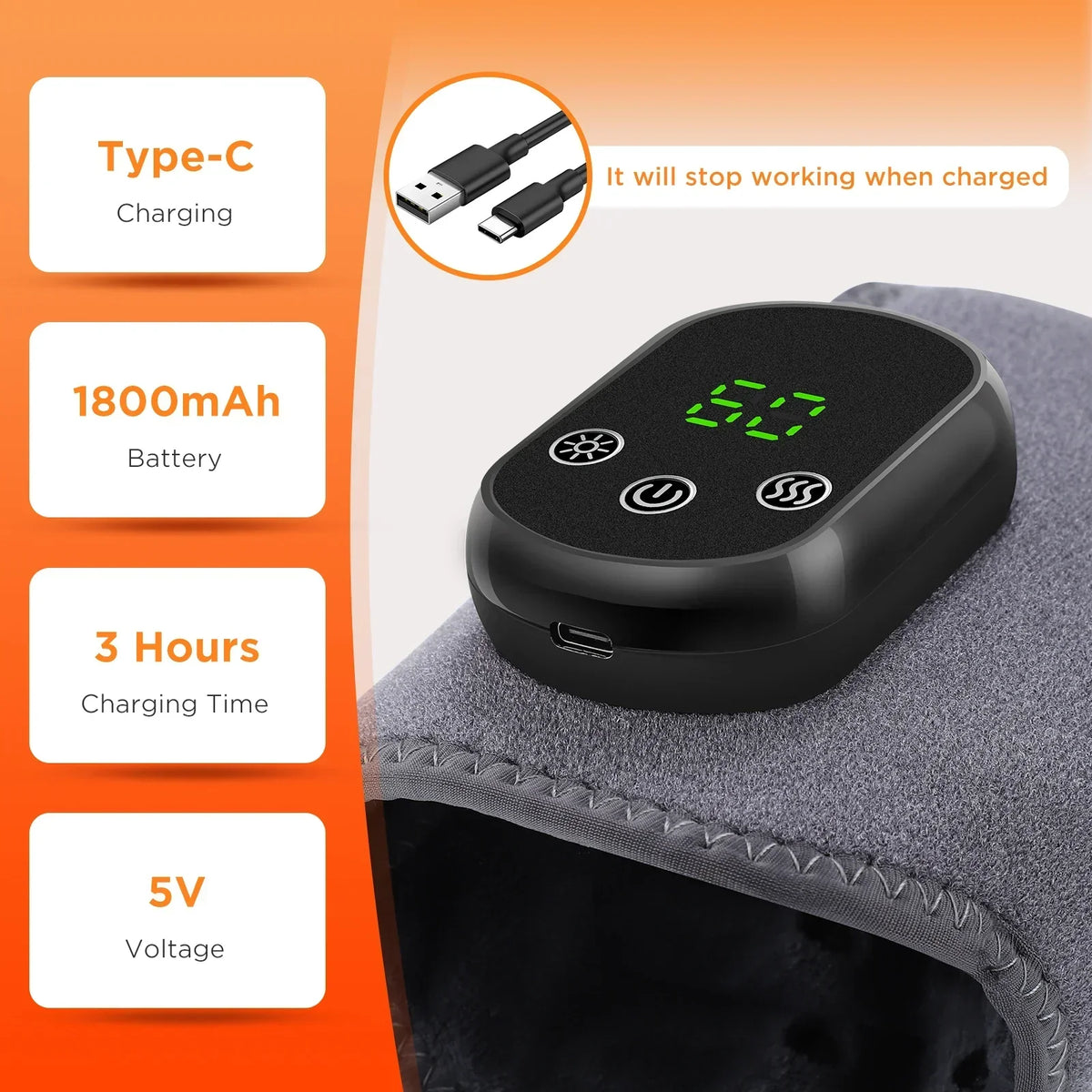 Oak & Coral | Infrared Hot Compress Massager