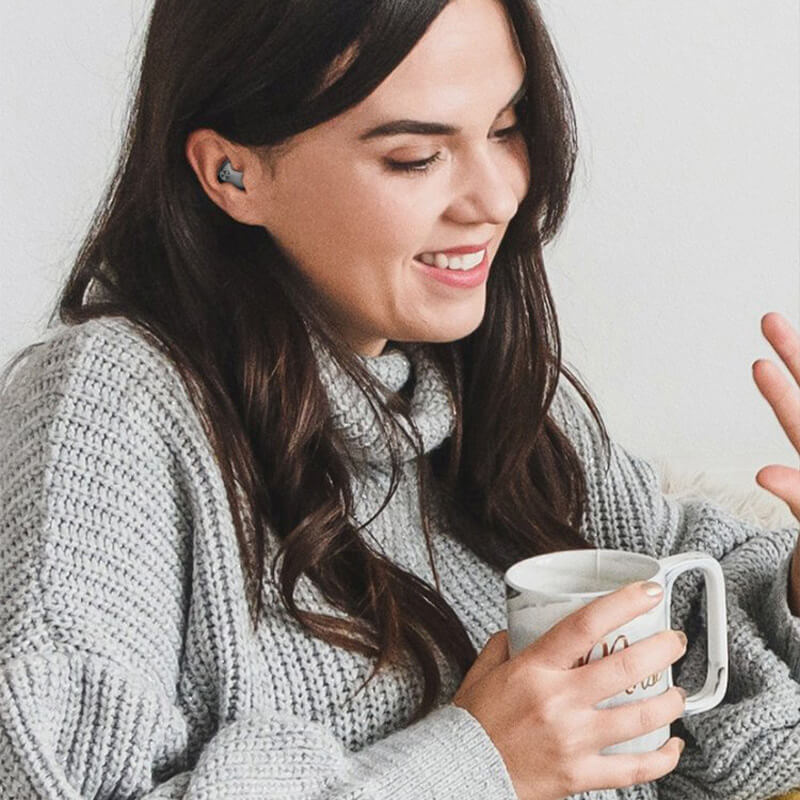 Oak & Coral | Invisible Wireless Sleep Headphones IPX5 Waterproof