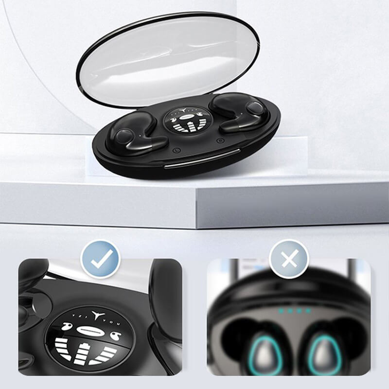 Oak & Coral | Invisible Wireless Sleep Headphones IPX5 Waterproof