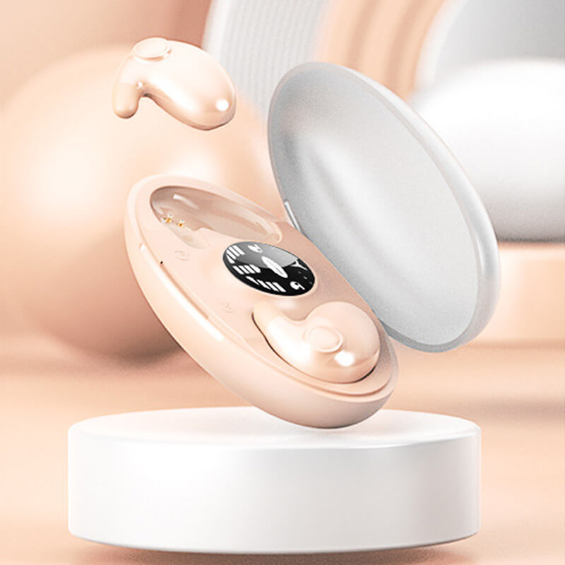 Oak & Coral | Invisible Wireless Sleep Headphones IPX5 Waterproof