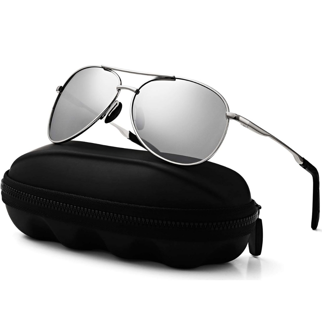 Oak & Coral | Joey Polarized Aviator Sunglasses with UV400 Protection