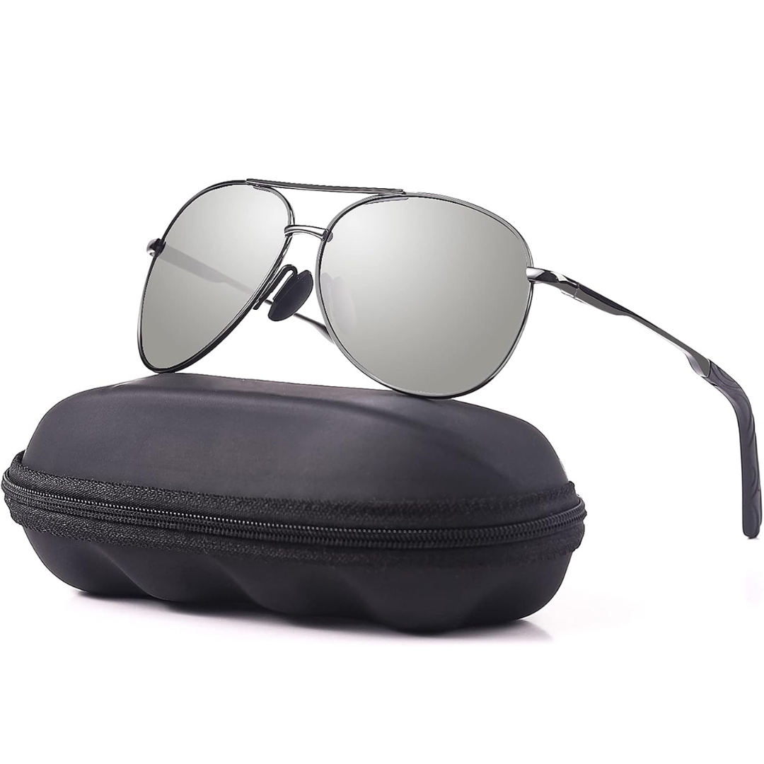 Oak & Coral | Joey Polarized Aviator Sunglasses with UV400 Protection