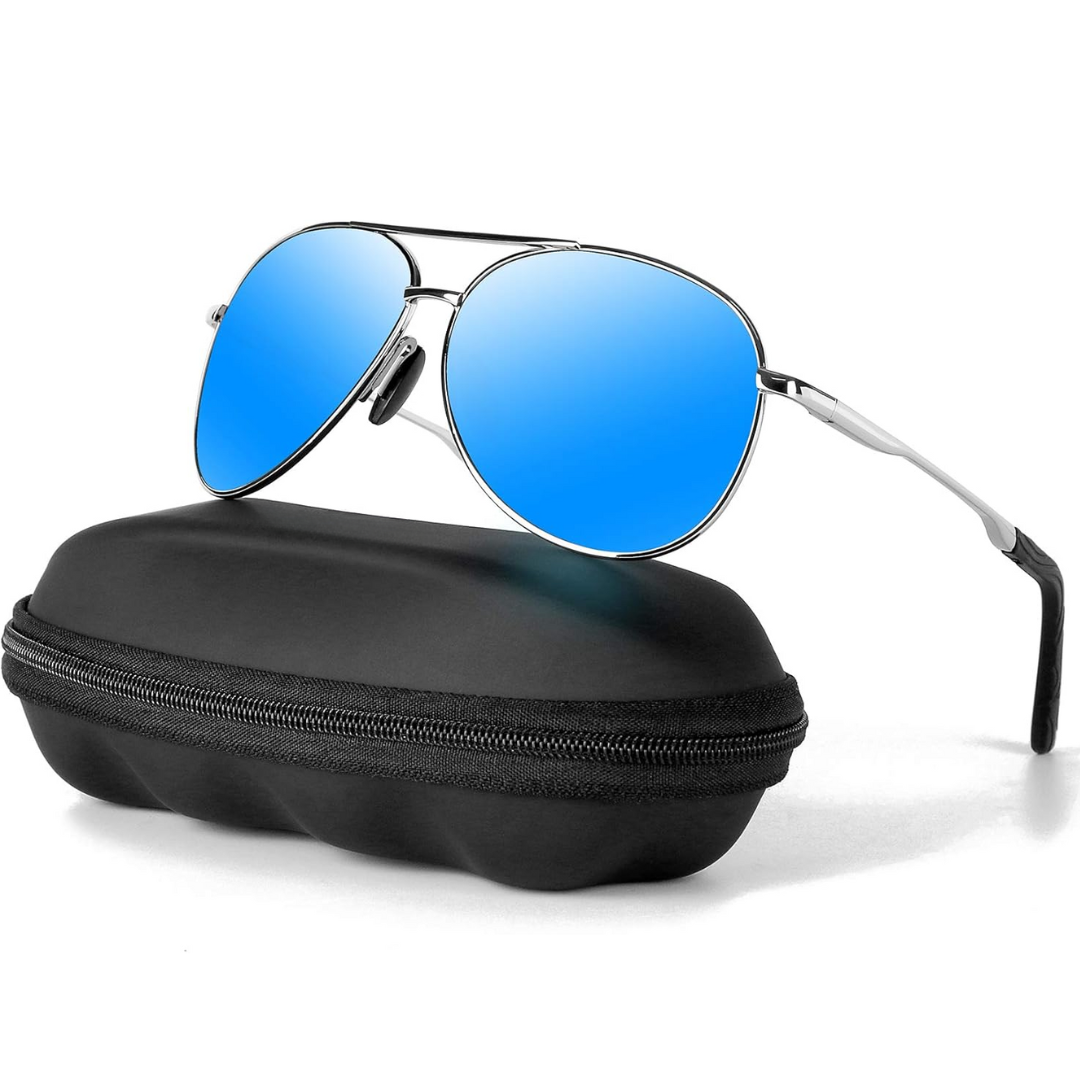 Oak & Coral | Joey Polarized Aviator Sunglasses with UV400 Protection