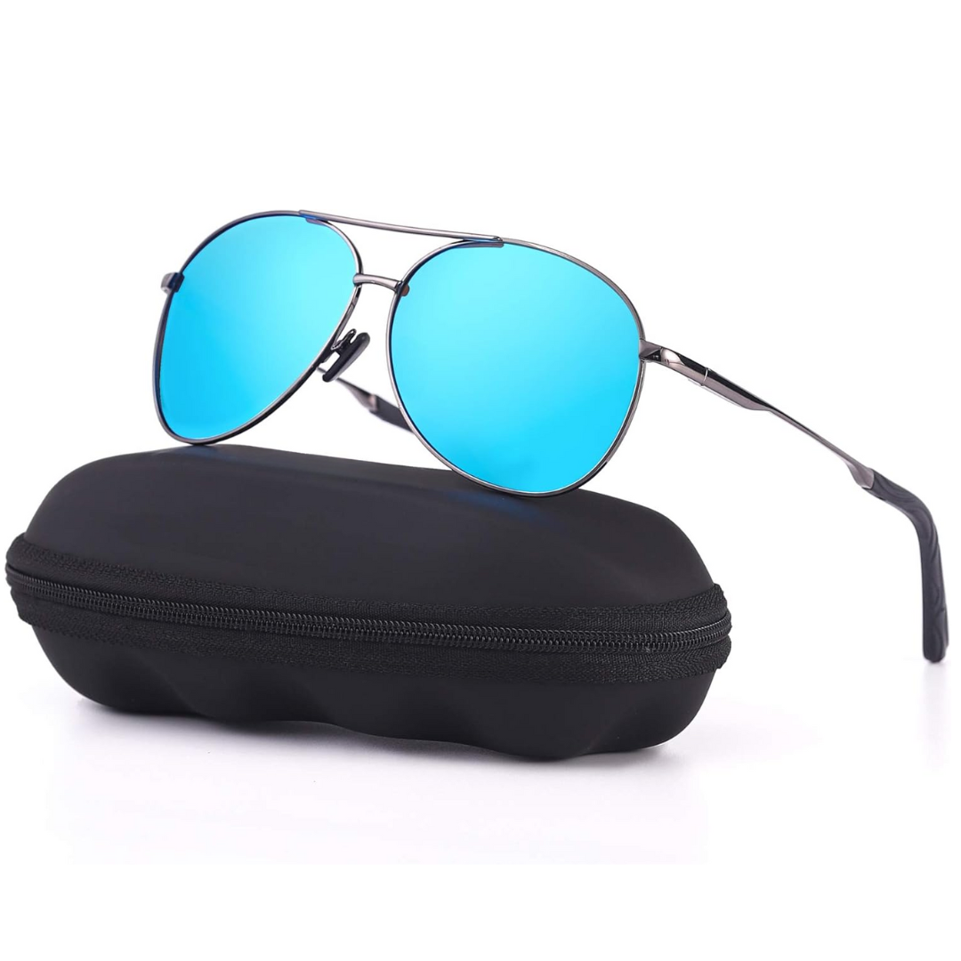 Oak & Coral | Joey Polarized Aviator Sunglasses with UV400 Protection