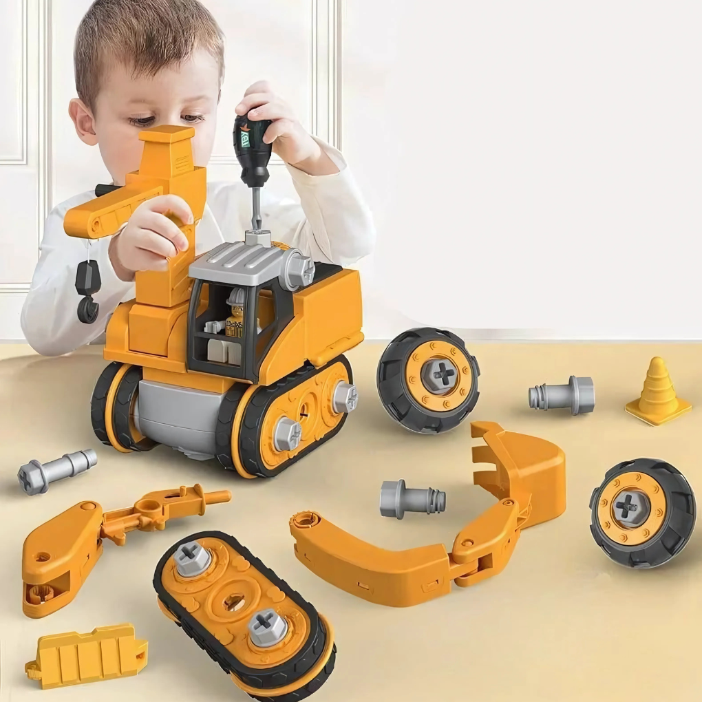 Oak & Coral | Kids Engineer Building Toy Set
