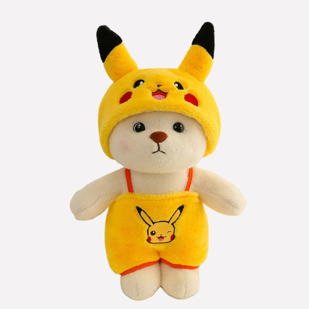 Oak & Coral | Kids' Plush Toy Bear with Character Costume