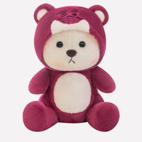 Oak & Coral | Kids' Plush Toy Bear with Character Costume