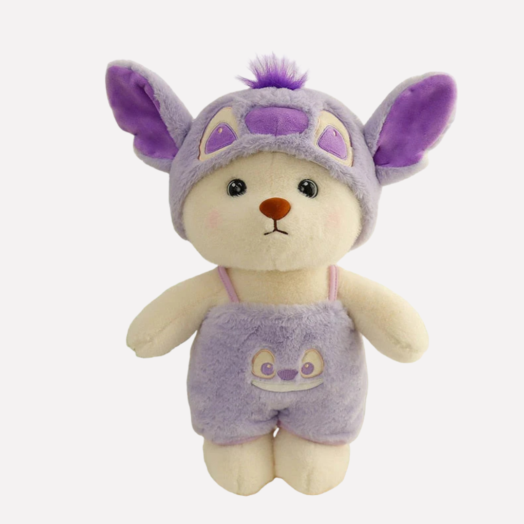 Oak & Coral | Kids' Plush Toy Bear with Character Costume