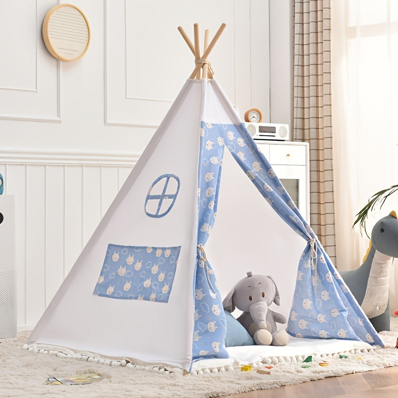 Oak & Coral | Kids Tipi Tent - Playful Indoor Outdoor Teepee