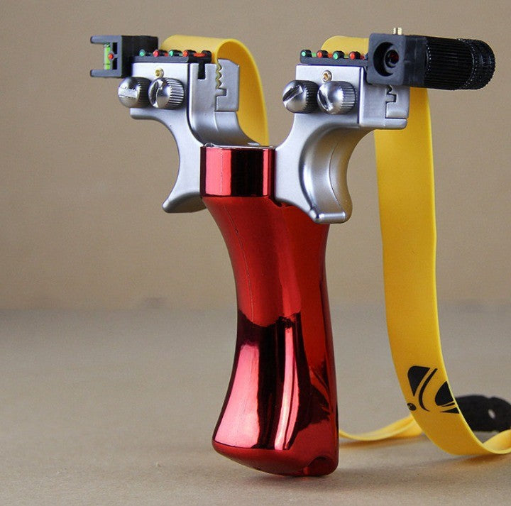 Oak & Coral | Laser Lock High-Precision Slingshot