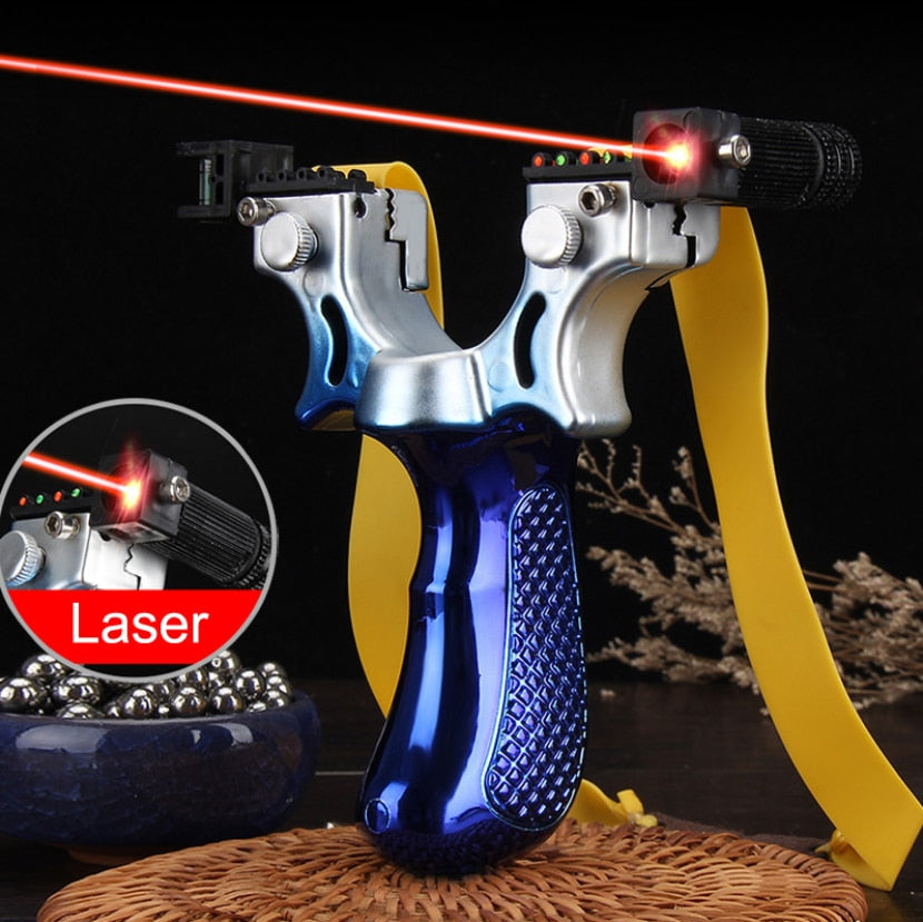 Oak & Coral | Laser Lock High-Precision Slingshot