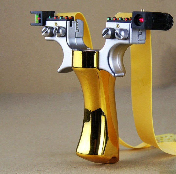 Oak & Coral | Laser Lock High-Precision Slingshot