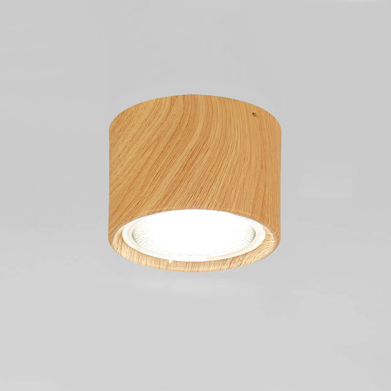 Oak & Coral | LED Ceiling Spotlight Cylinder | Adjustable Spotlight Design