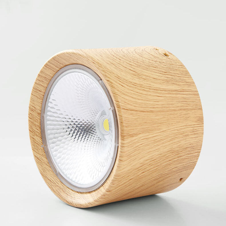 Oak & Coral | LED Ceiling Spotlight Cylinder | Adjustable Spotlight Design