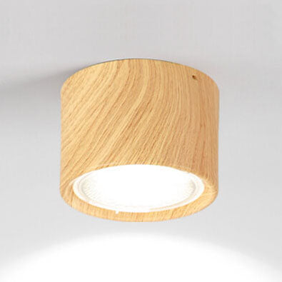 Oak & Coral | LED Ceiling Spotlight Cylinder | Adjustable Spotlight Design
