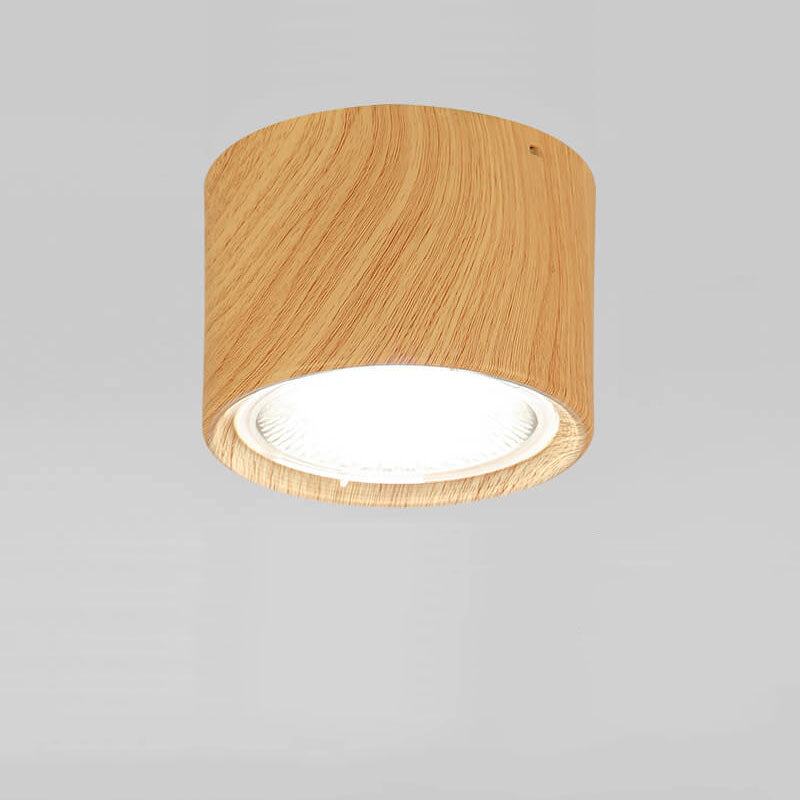 Oak & Coral | LED Ceiling Spotlight Cylinder | Adjustable Spotlight Design