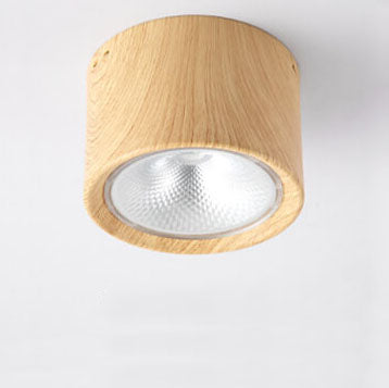 Oak & Coral | LED Ceiling Spotlight Cylinder | Adjustable Spotlight Design