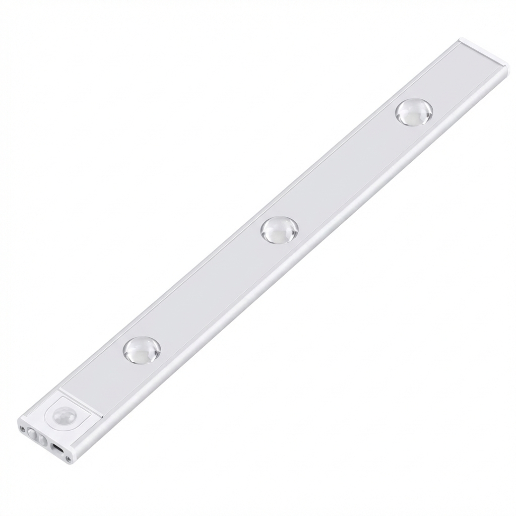 Oak & Coral | LED Fixture with Motion Sensor, USB Rechargeable