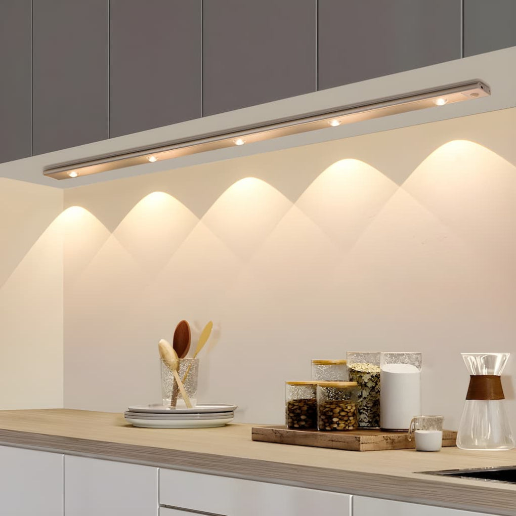 Oak & Coral | LED Fixture with Motion Sensor, USB Rechargeable