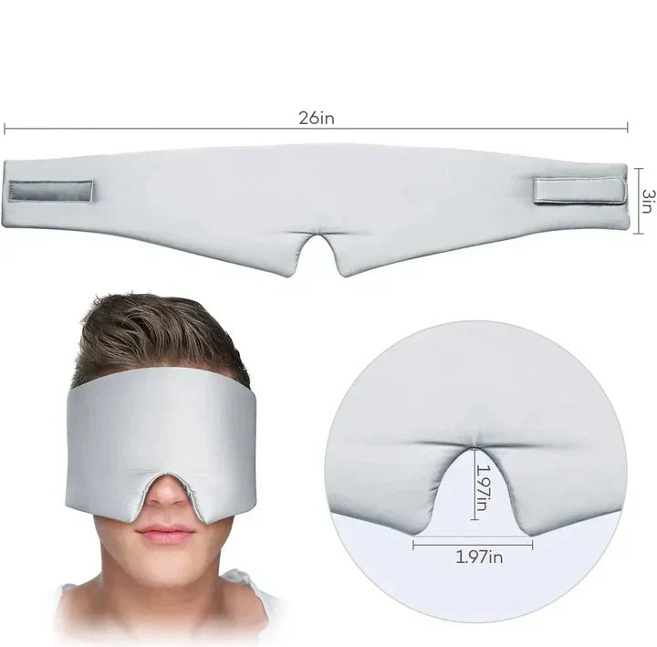 Oak & Coral | Light Blocking Sleep Mask with Adjustable Strap