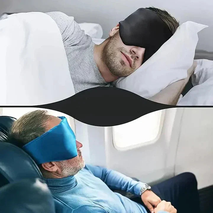 Oak & Coral | Light Blocking Sleep Mask with Adjustable Strap