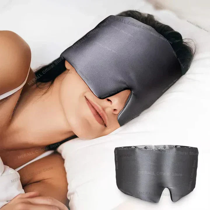 Oak & Coral | Light Blocking Sleep Mask with Adjustable Strap