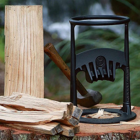 Oak & Coral | Log Splitter - Manual Wood Chopper - Heavy Duty Firewood Tool
