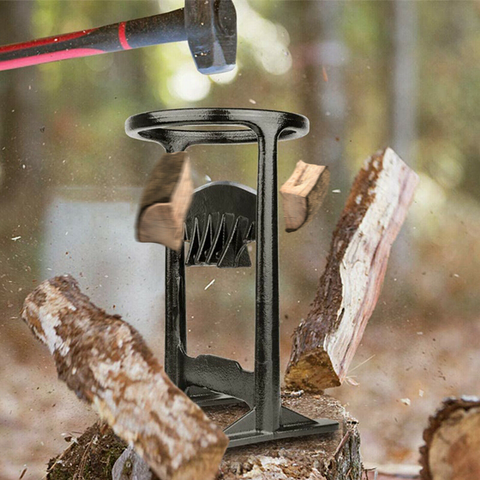 Oak & Coral | Log Splitter - Manual Wood Chopper - Heavy Duty Firewood Tool