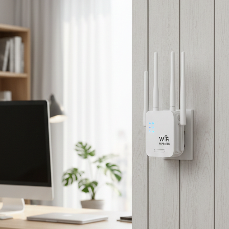 Oak & Coral | Long-Range Outdoor WiFi Booster