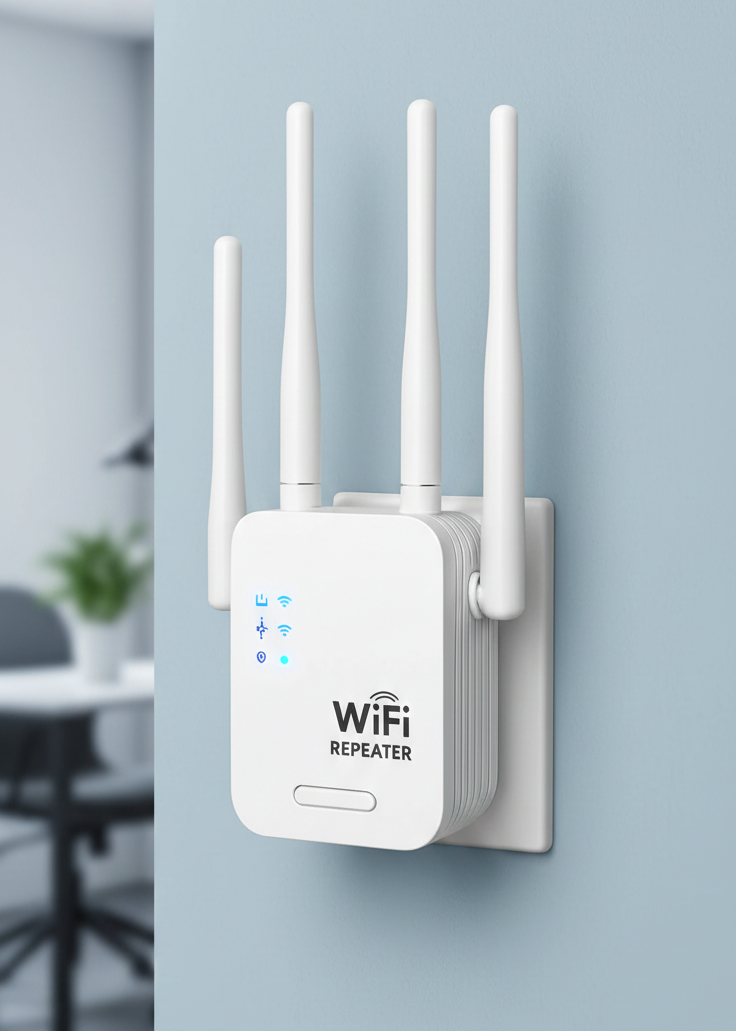 Oak & Coral | Long-Range Outdoor WiFi Booster